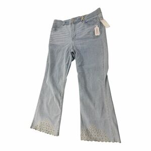 Democracy Stylish Light Blue Flared Women Jeans